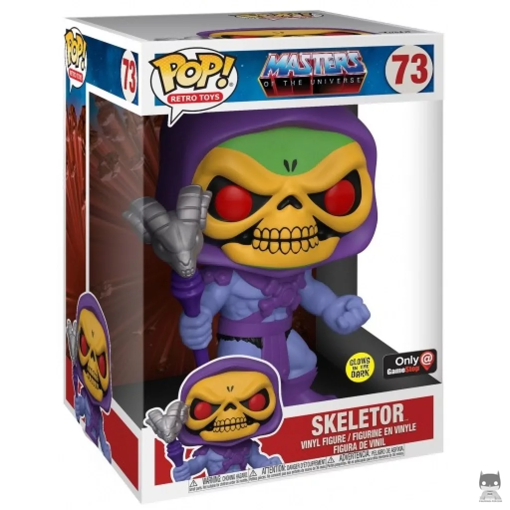 Skeletor (Supersized) Funko Pop! figure in its box