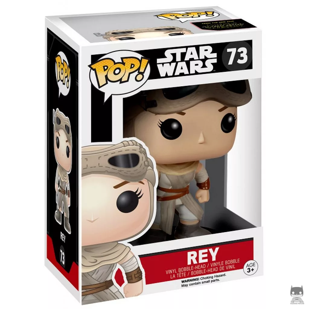 Rey with Goggles Funko Pop! figure in its box