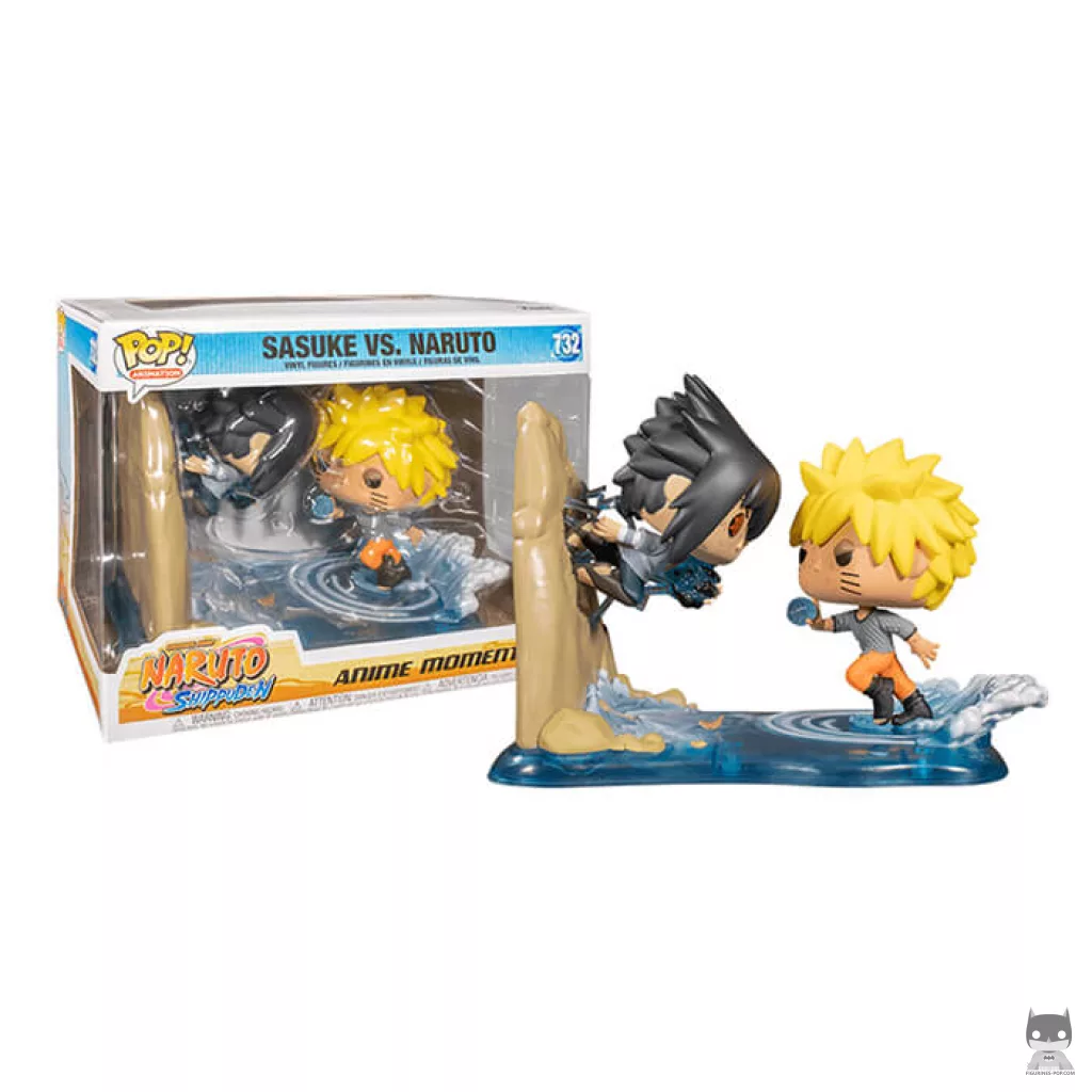 Naruto versus Sasuke Funko Pop! figure in its box
