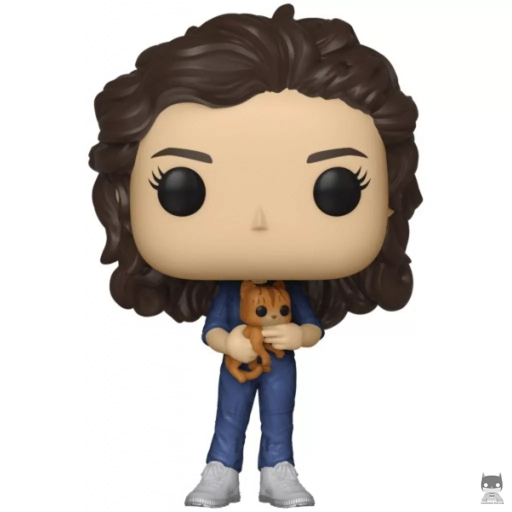 Ripley holding Jonesy Funko Pop! figure (Alien)