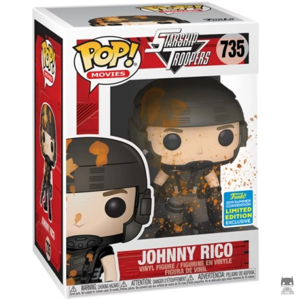 Johnny Rico Funko Pop! figure in its box