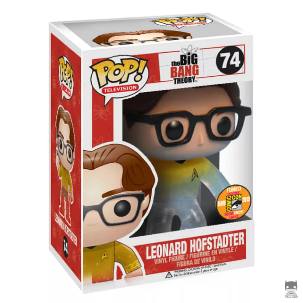 Leonard Hofstadter (Star Trek) (Fade) Funko Pop! figure in its box