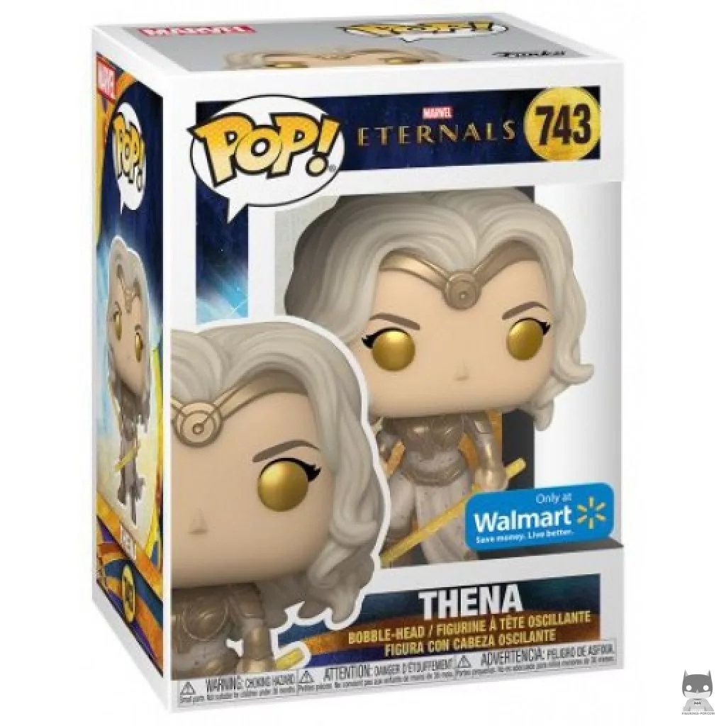 Thena with Two Swords Funko Pop! figure in its box
