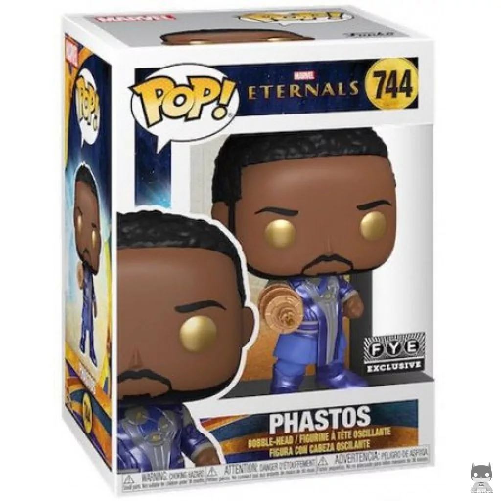Phastos (Metallic) Funko Pop! figure in its box