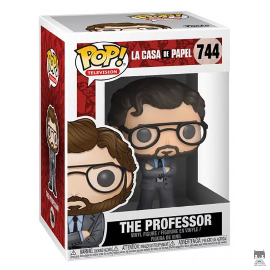 The Professor Funko Pop! figure in its box