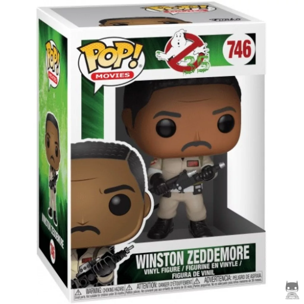 Winston Zeddemore Funko Pop! figure in its box