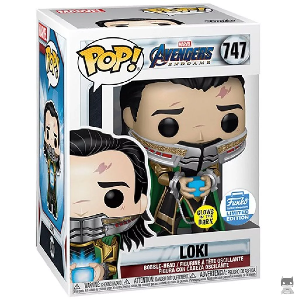 Loki Funko Pop! figure in its box
