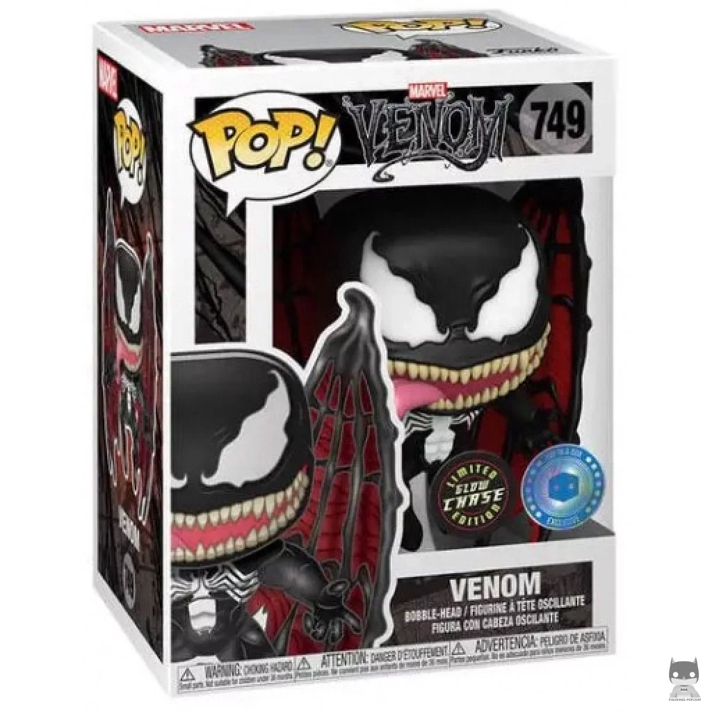 Venom (Chase) Funko Pop! figure in its box