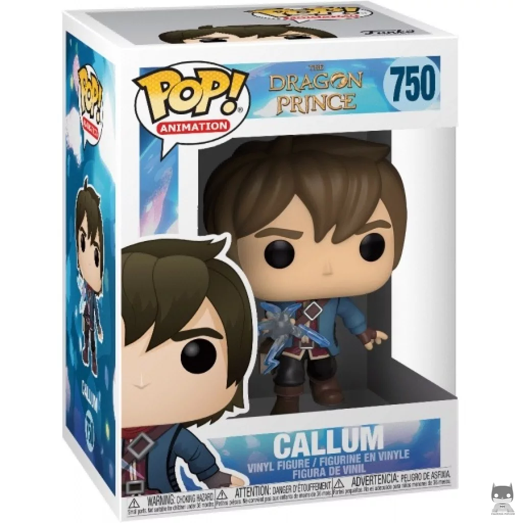 Callum Funko Pop! figure in its box