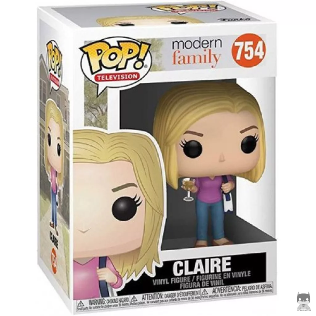 Claire Dunphy Funko Pop! figure in its box