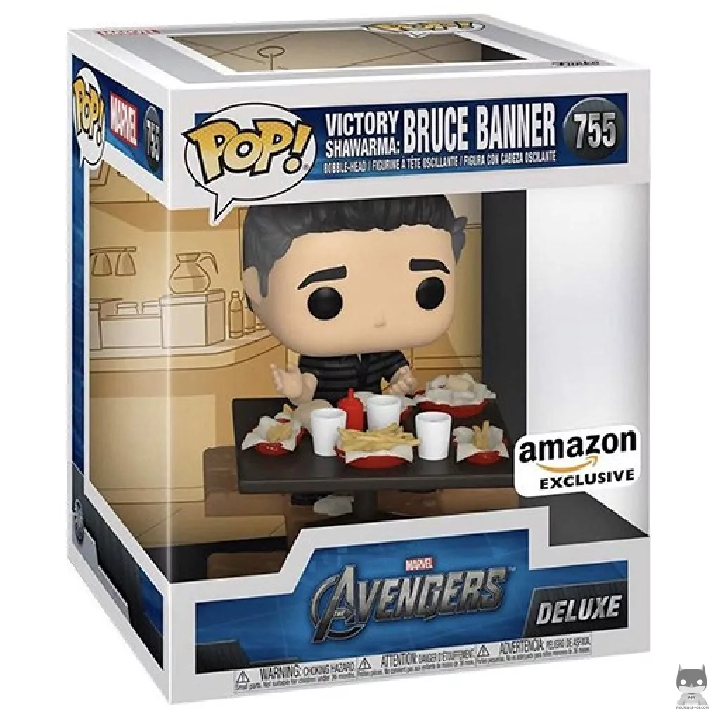 Victory Shawarma : Bruce Banner Funko Pop! figure in its box