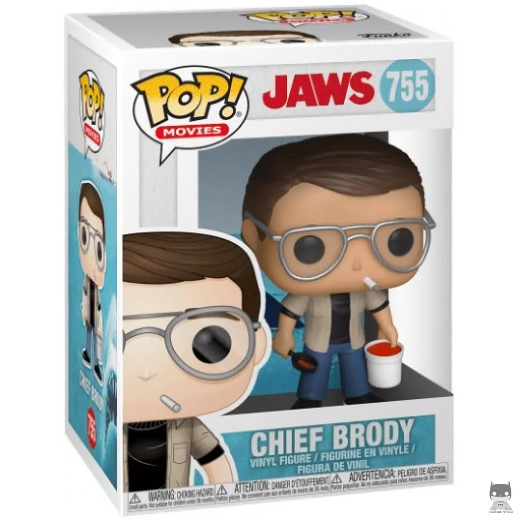 Chief Brody Funko Pop! figure in its box
