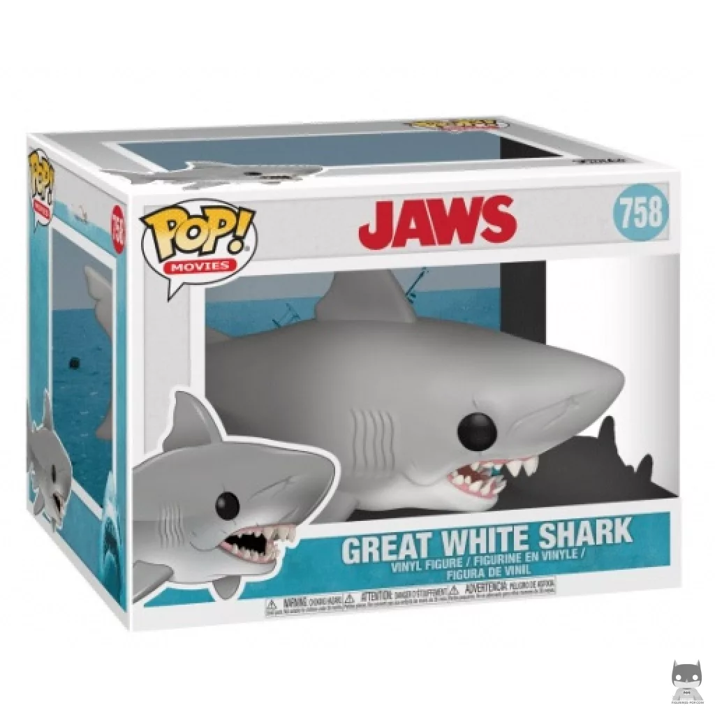 Great White Shark (Supersized) Funko Pop! figure in its box