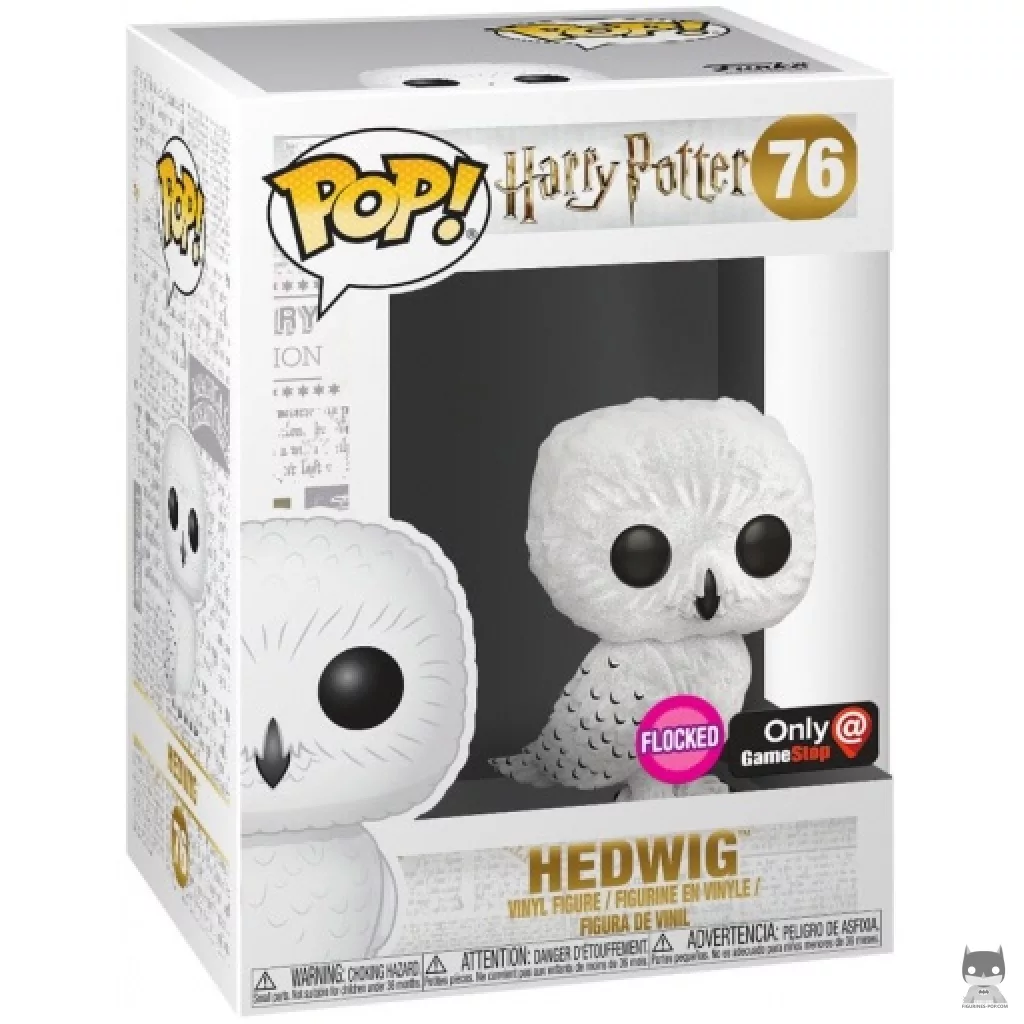 Hedwig (Flocked) Funko Pop! figure in its box