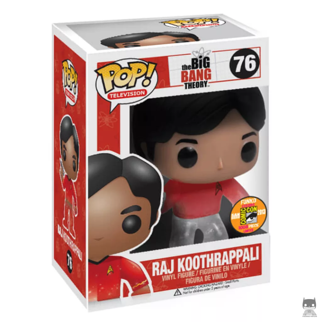 Raj Koothrappali (Star Trek) (Fade) Funko Pop! figure in its box