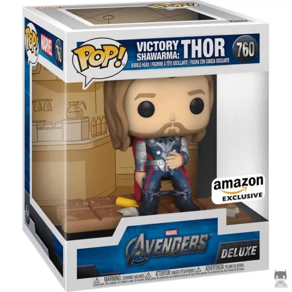 Victory Shawarma : Thor Funko Pop! figure in its box