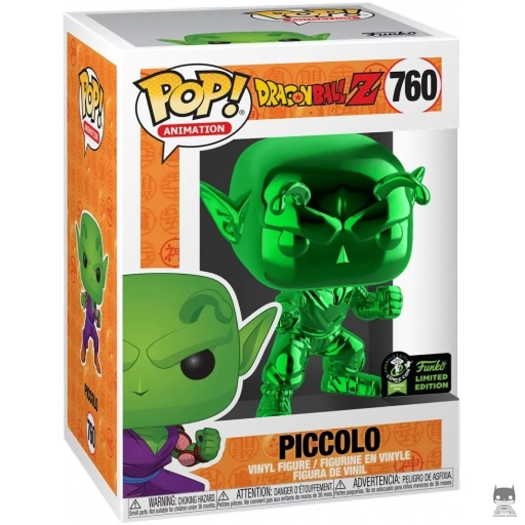 Piccolo (Chrome Green) Funko Pop! figure in its box