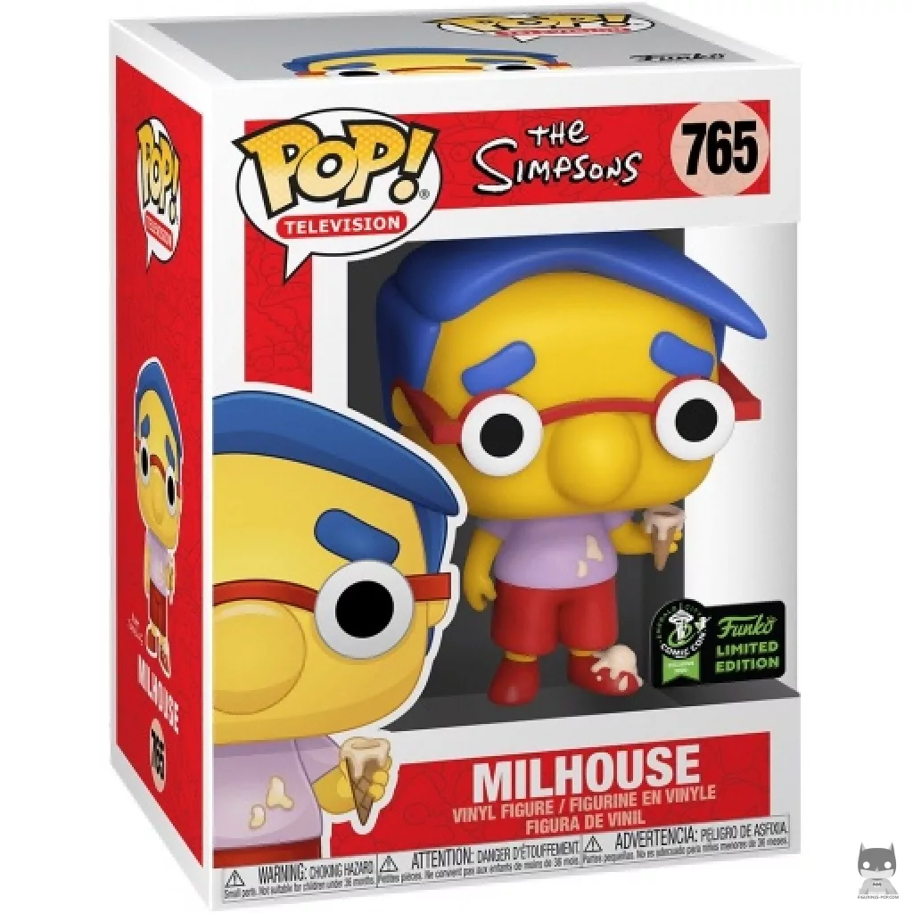 Milhouse Funko Pop! figure in its box