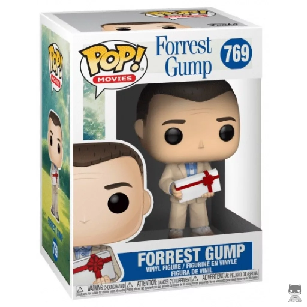 Forrest Gump with Chocolates Funko Pop! figure in its box