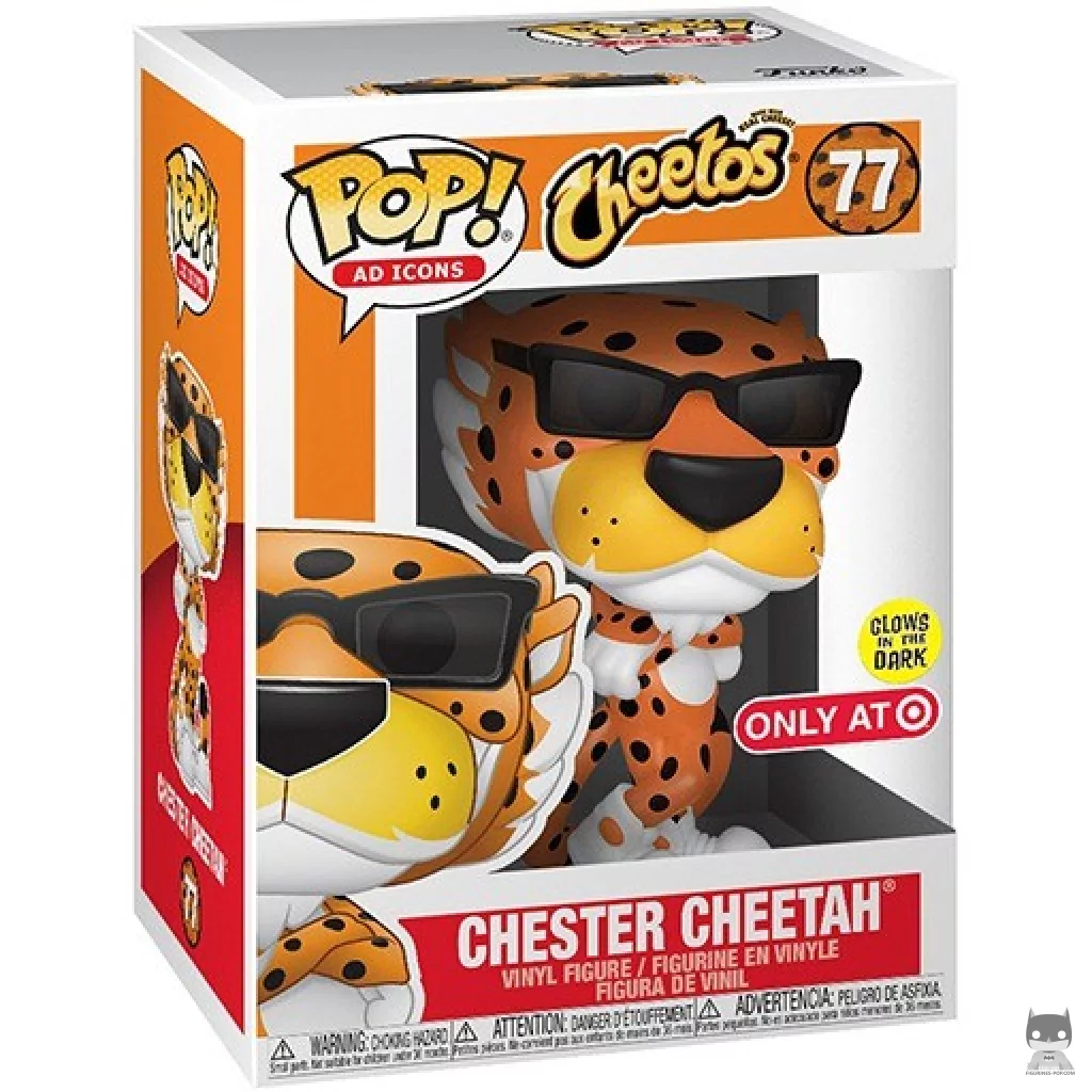 Chester Cheetah Funko Pop! figure in its box