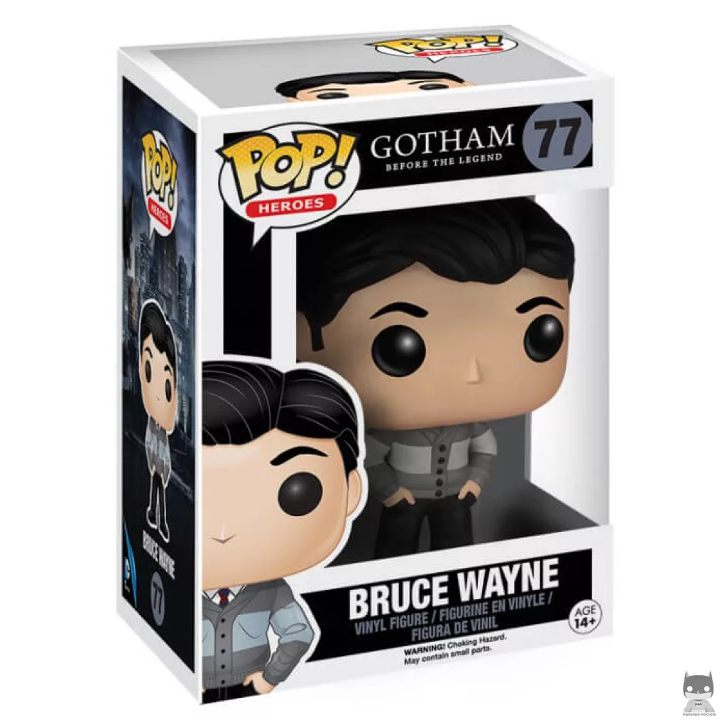 Bruce Wayne Funko Pop! figure in its box