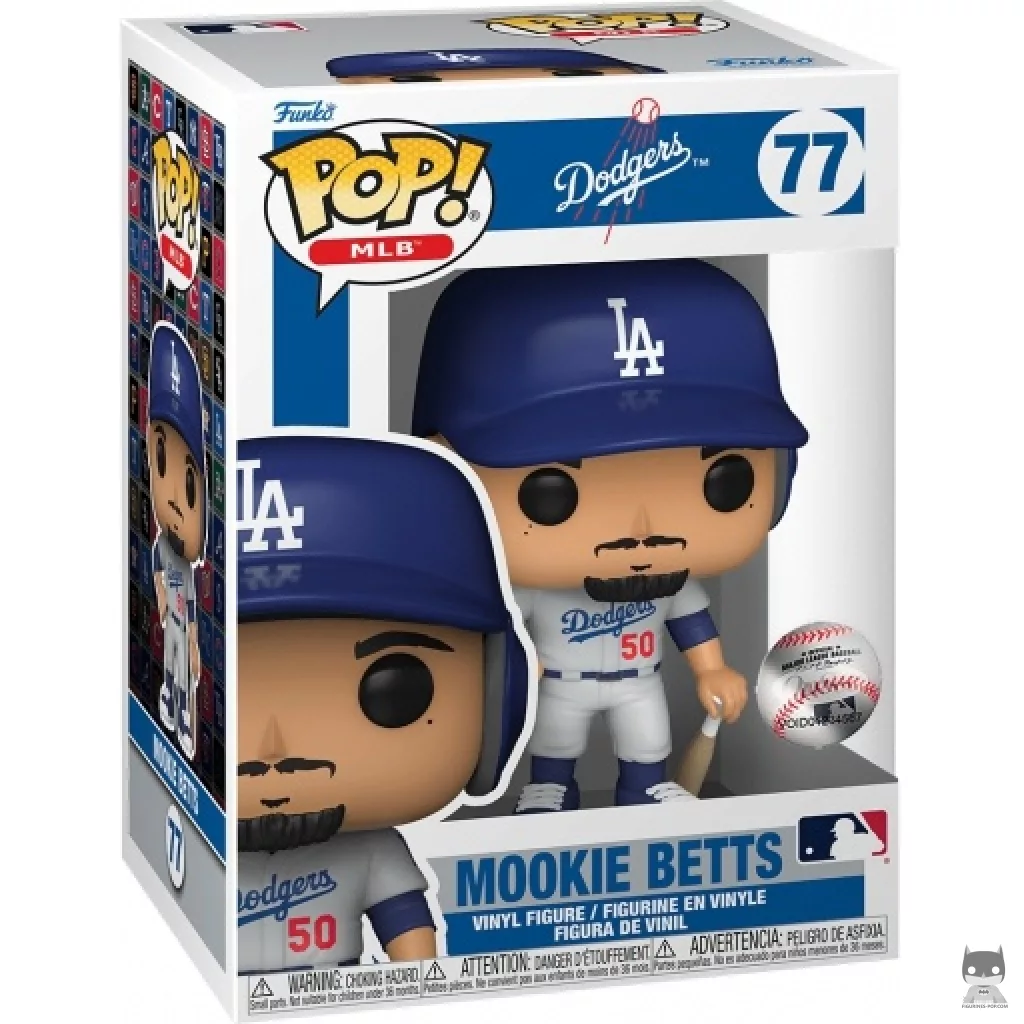 Mookie Betts Funko Pop! figure in its box