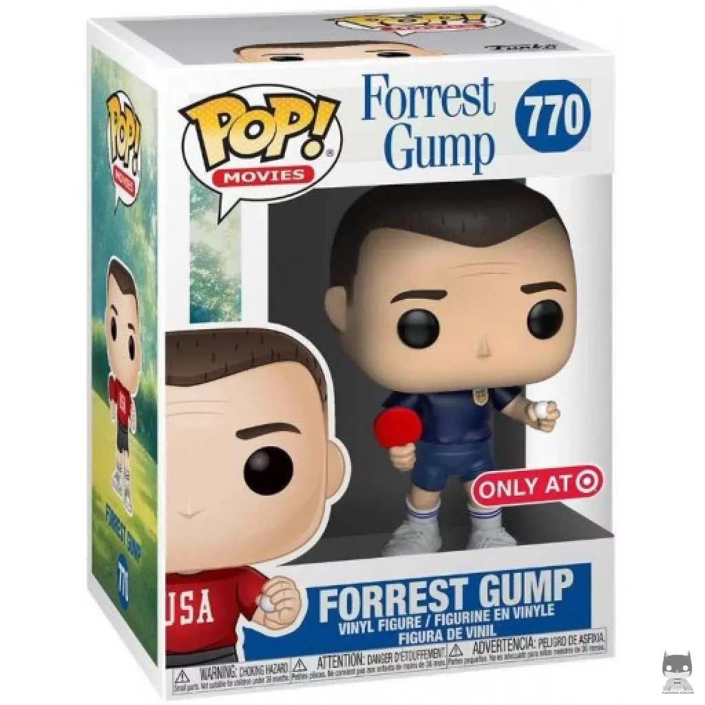 Forrest Gump Ping Pong (Blue) Funko Pop! figure in its box