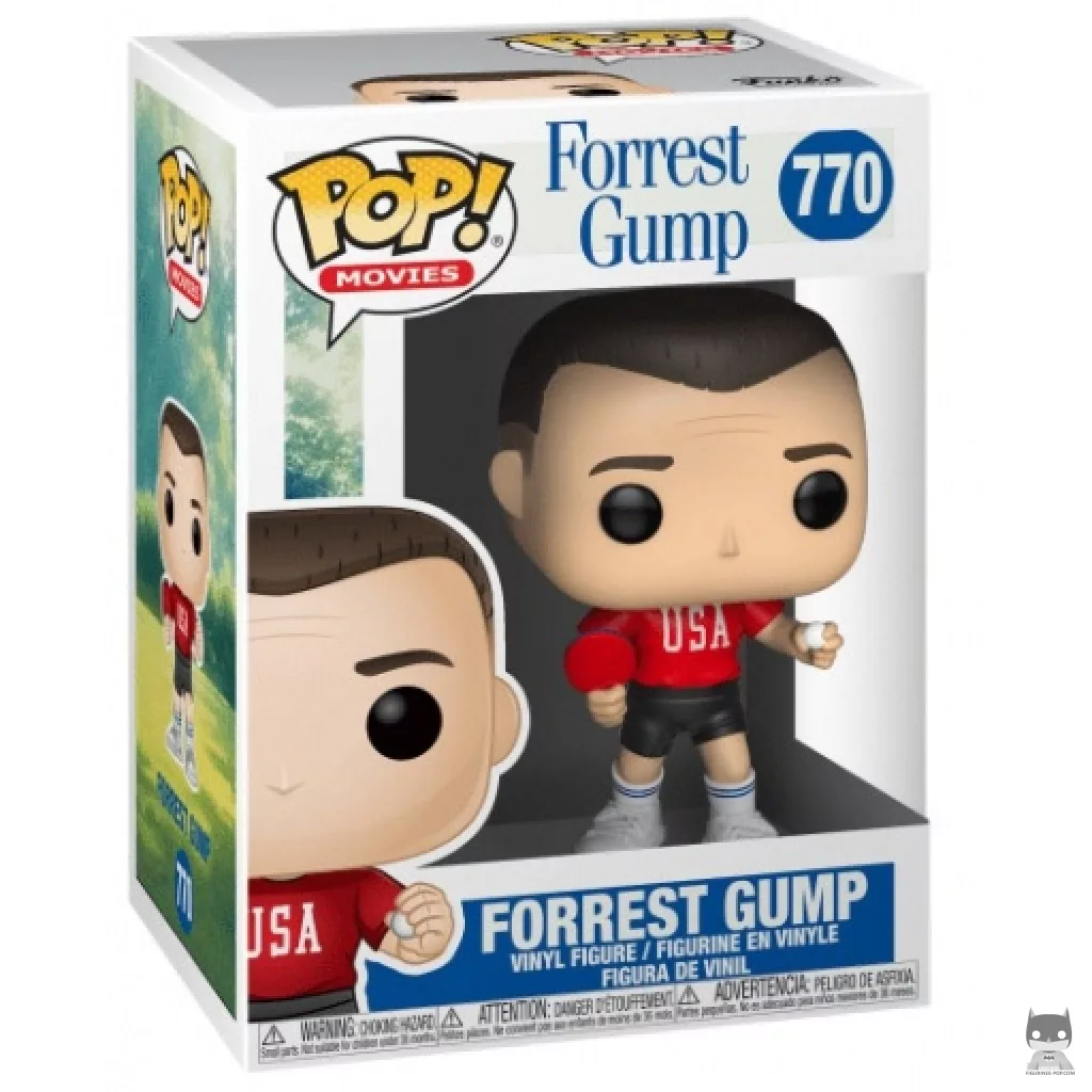 Forrest Gump Ping Pong Funko Pop! figure in its box