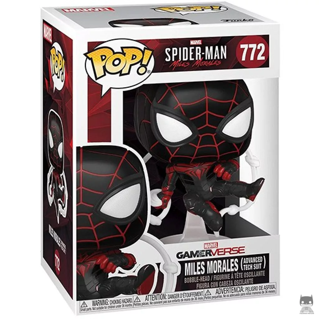 Miles Morales (Advanced Tech Suit) Funko Pop! figure in its box