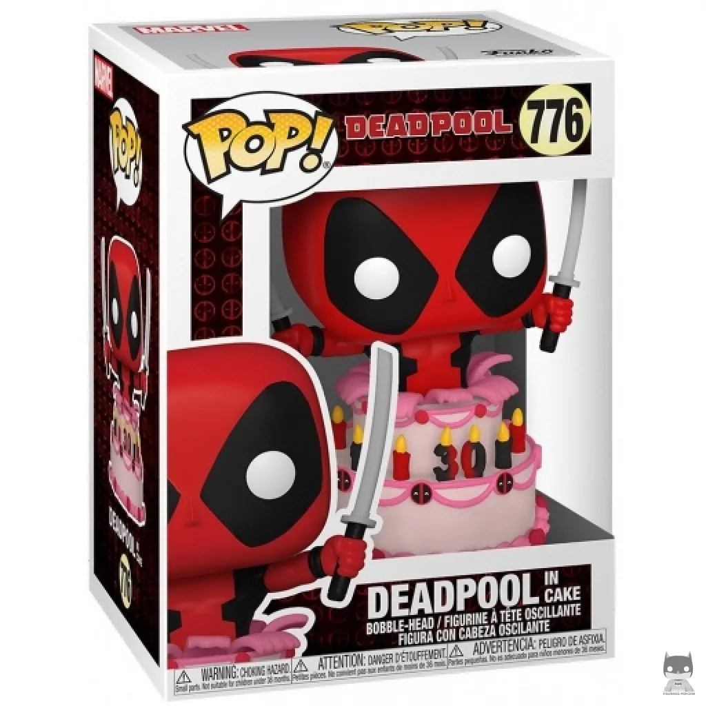Deadpool in Cake Funko Pop! figure in its box