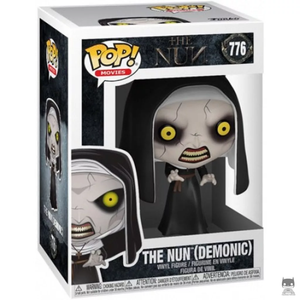The Demonic Nun Funko Pop! figure in its box