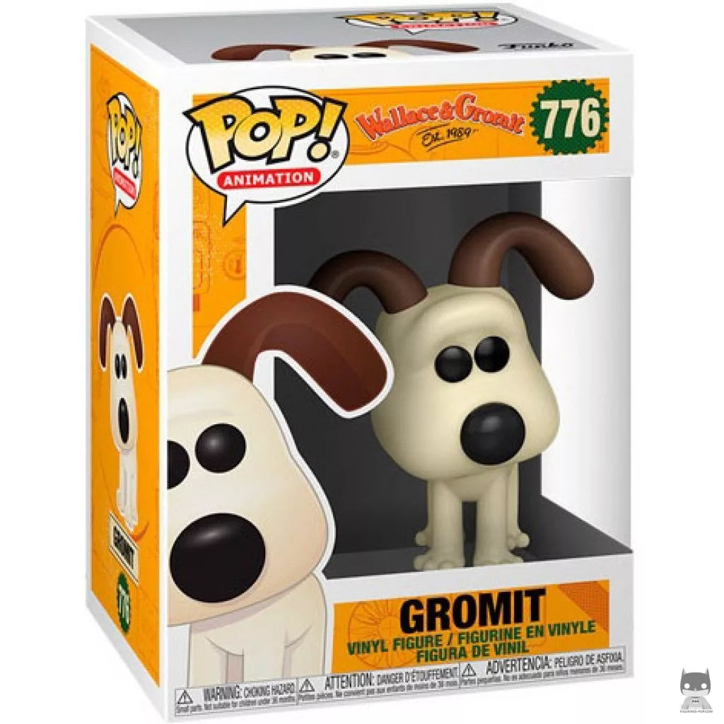 Gromit Funko Pop! figure in its box