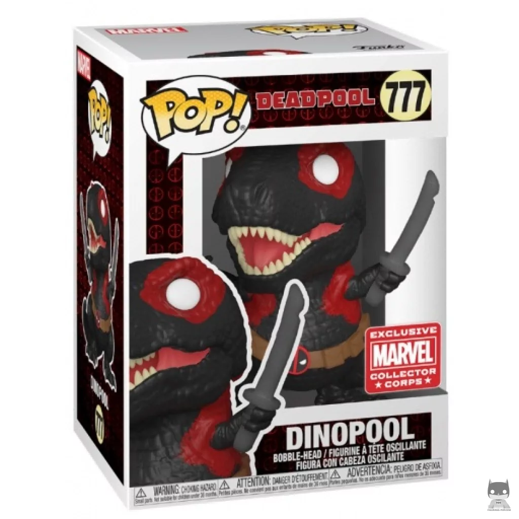 Dinopool (Black) Funko Pop! figure in its box