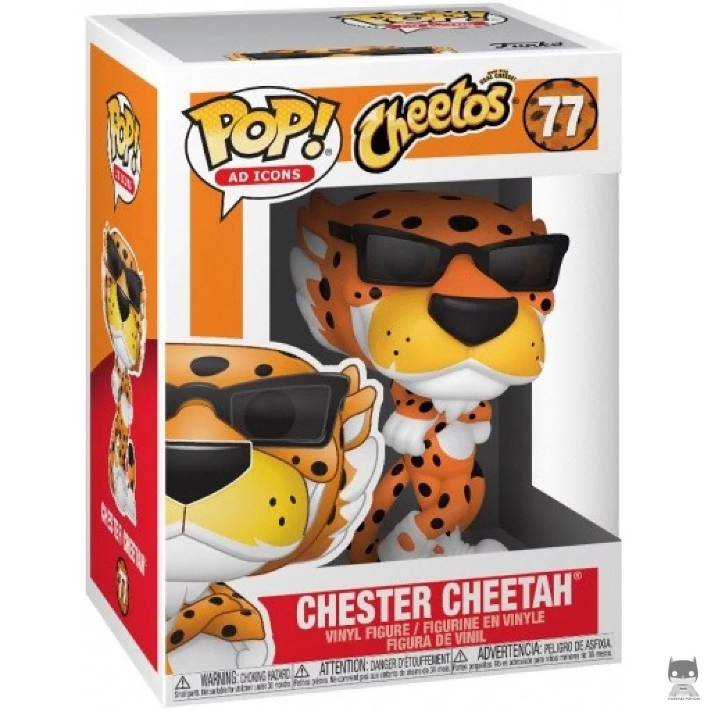 Chester Cheetah Funko Pop! figure in its box