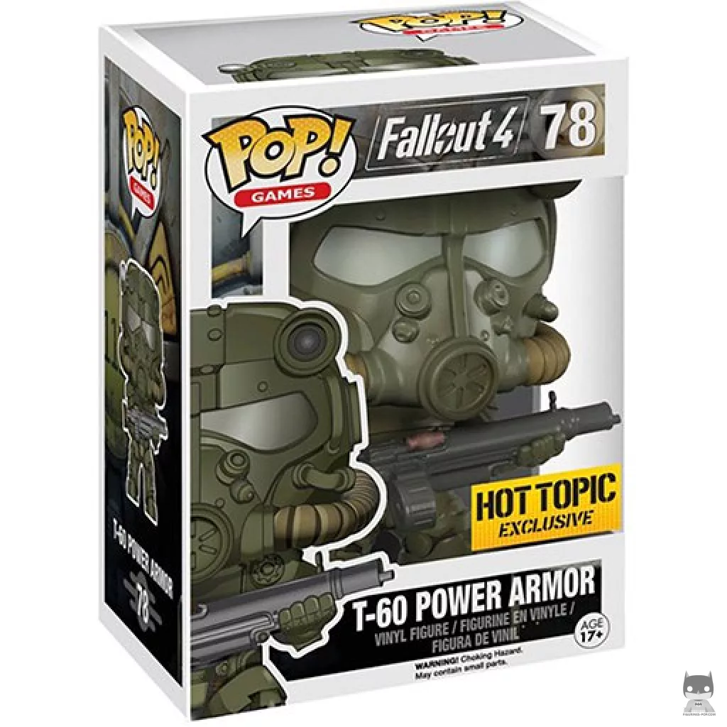 T-60 Power Armor (Green) Funko Pop! figure in its box
