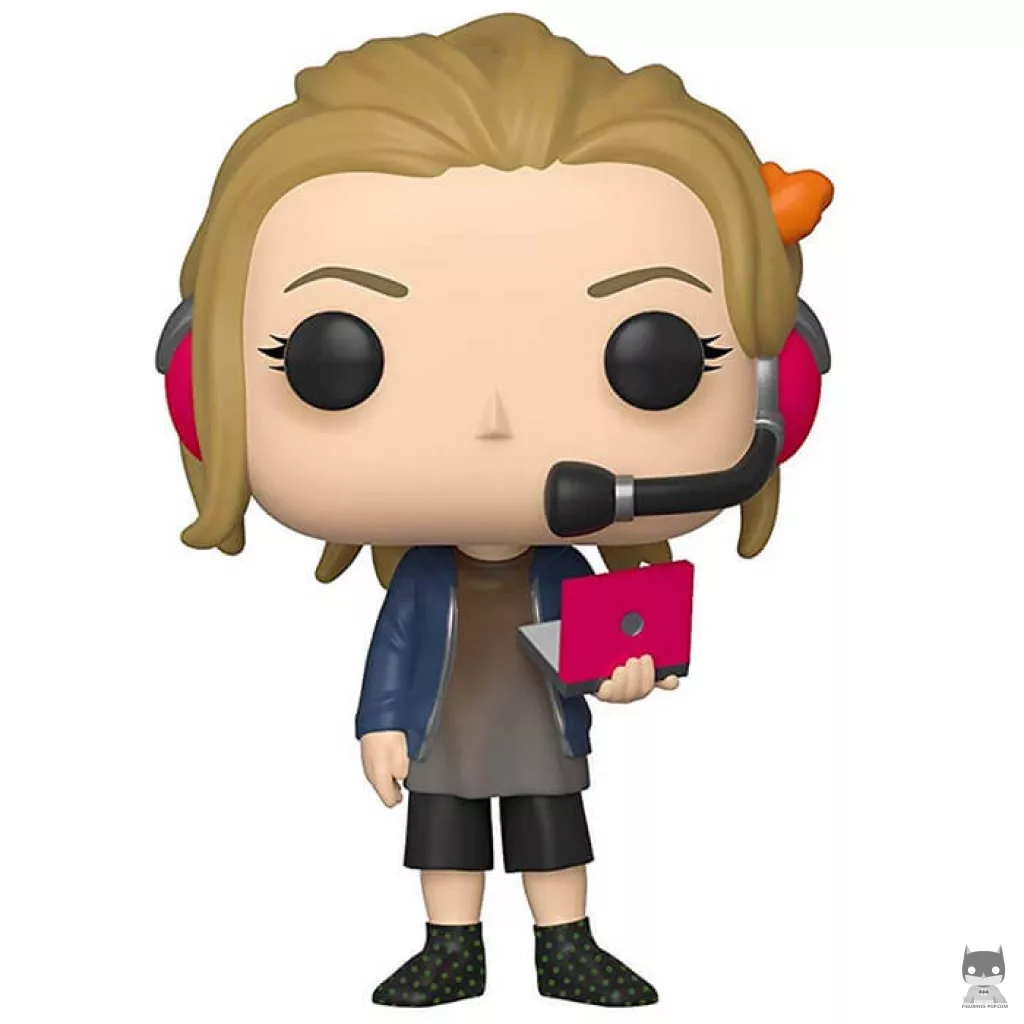 Penny with computer Funko Pop! figure (The Big Bang Theory)