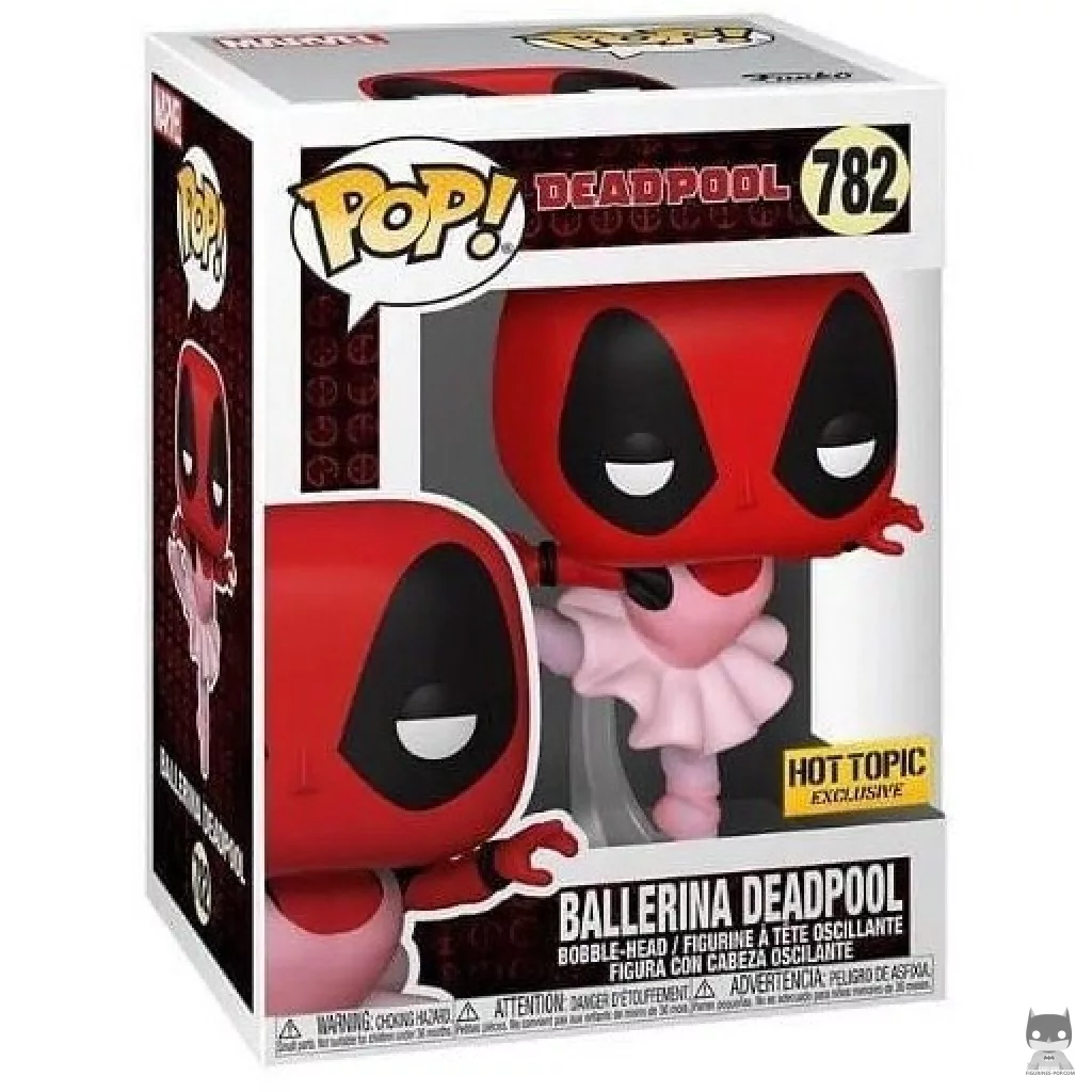 Ballerina Deadpool Funko Pop! figure in its box