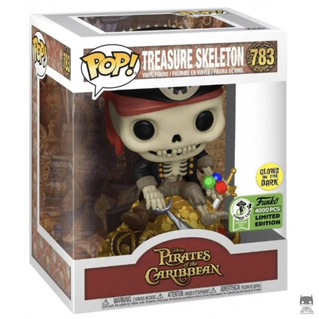 Treasure Skeleton Funko Pop! figure in its box