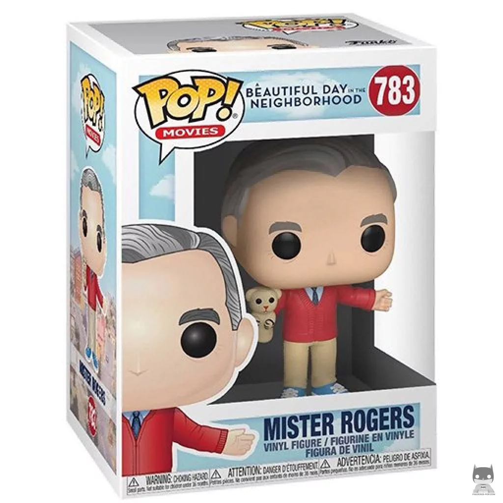 Mister Rogers (A Beautiful Day in the Neighborhood) Funko Pop! figure in its box