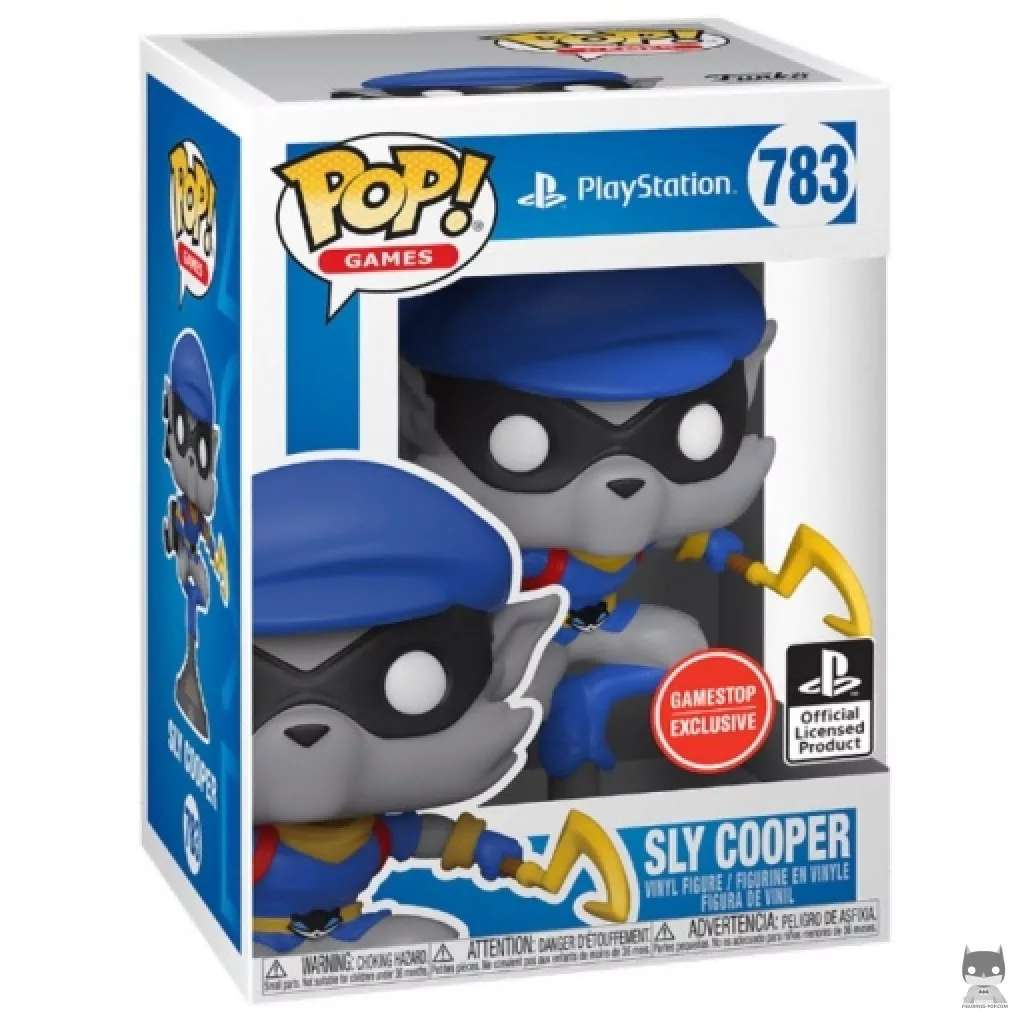 Sly Cooper Funko Pop! figure in its box