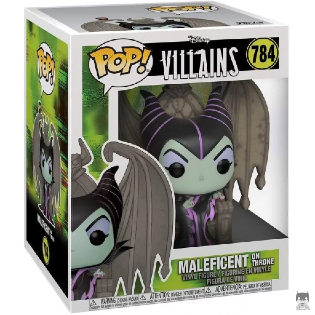 Maleficent on Throne Funko Pop! figure in its box