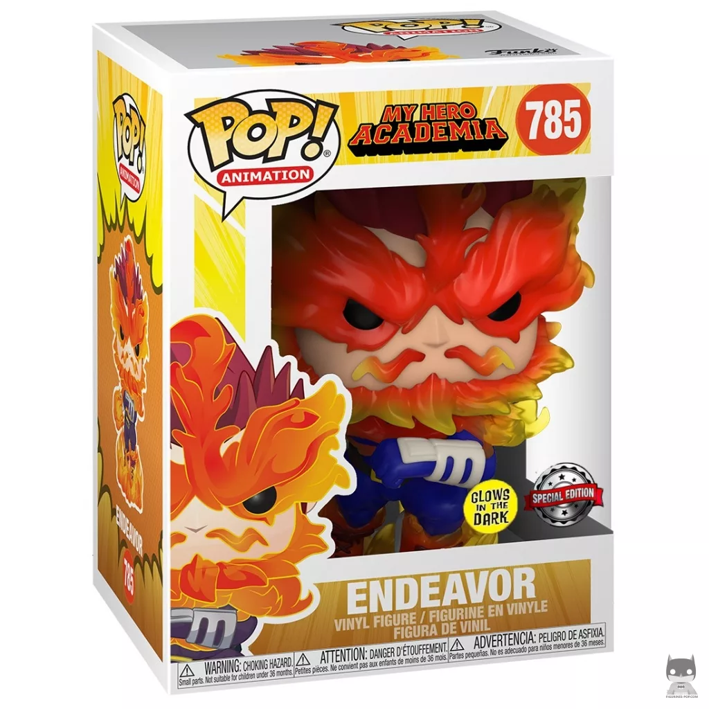 Endeavor (Glow in the Dark) Funko Pop! figure in its box