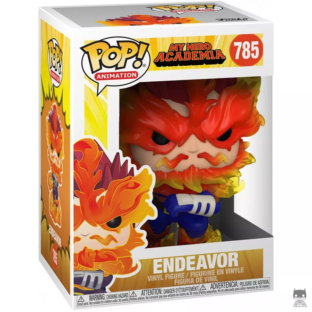 Endeavor Funko Pop! figure in its box