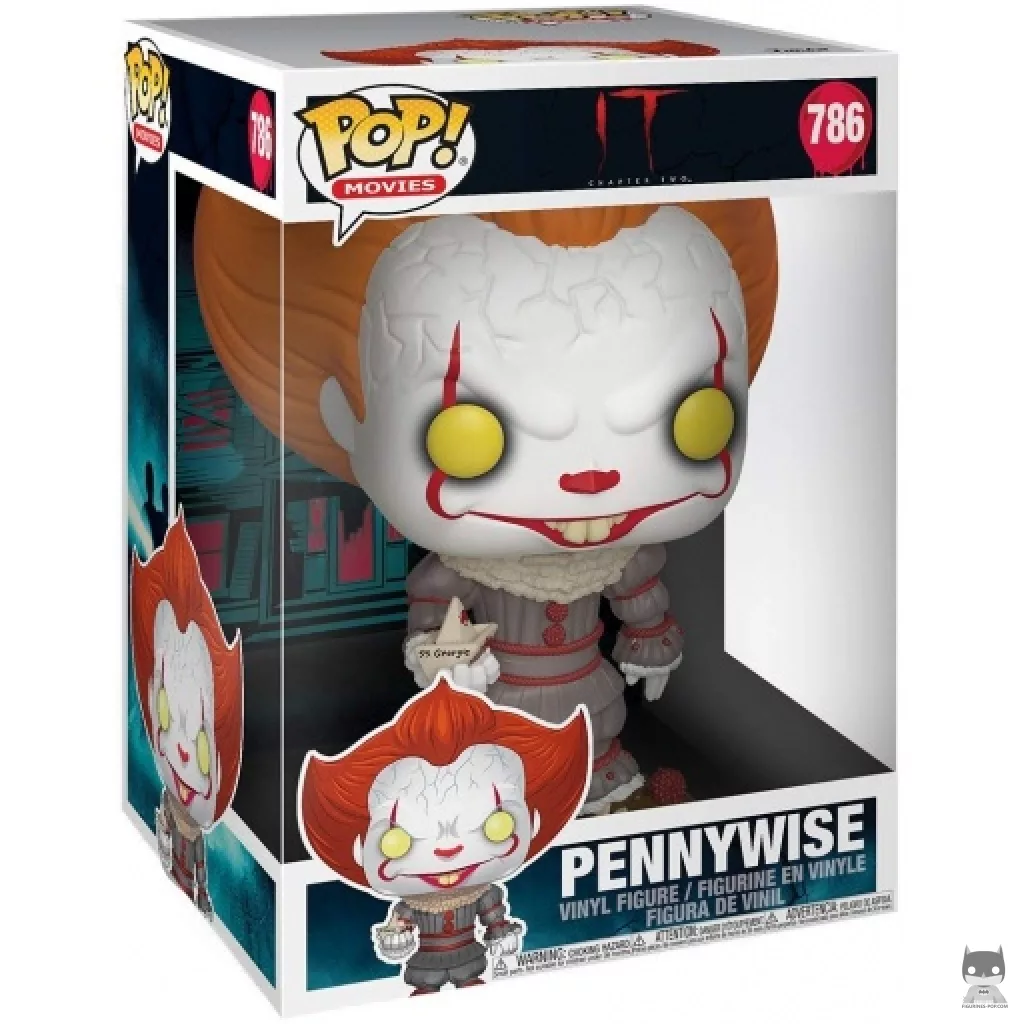 Pennywise (Supersized) Funko Pop! figure in its box