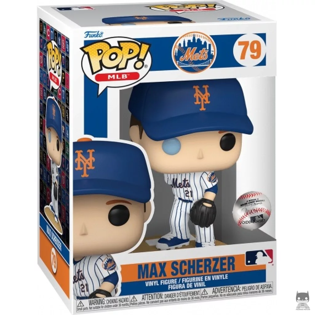 Max Scherzer Funko Pop! figure in its box