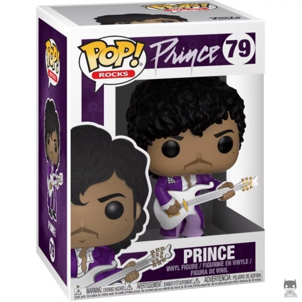 Prince (Purple Rain) Funko Pop! figure in its box