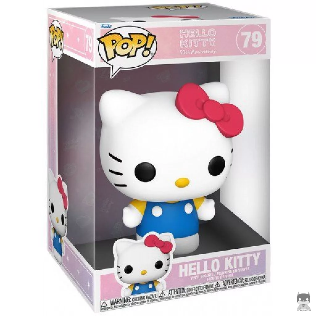 Hello Kitty (50th Anniversary) (Supersized) Funko Pop! figure in its box