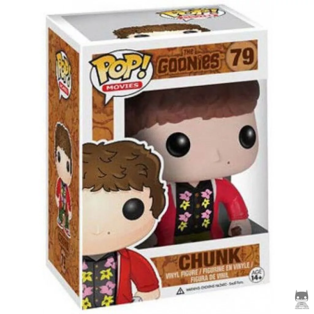 Chunk Funko Pop! figure in its box