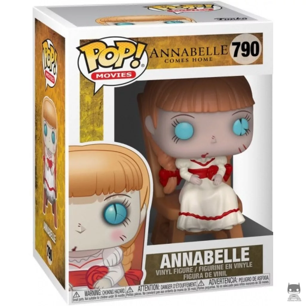 Annabelle in chair Funko Pop! figure in its box
