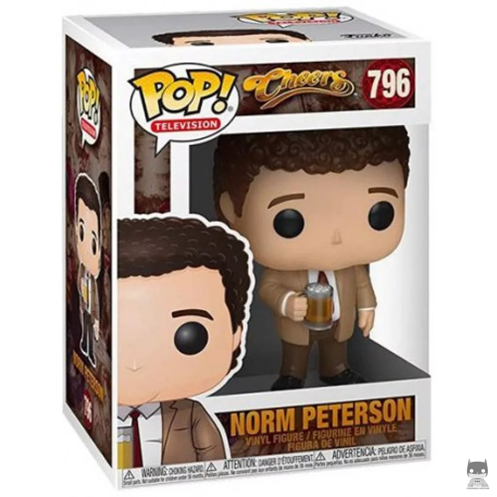 Norm Peterson Funko Pop! figure in its box